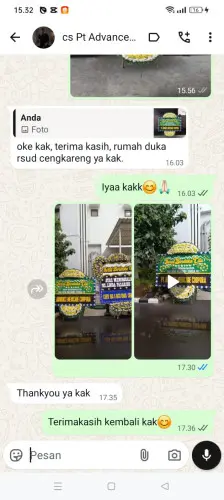 Testimonial Papan Bunga Pernikahan pantai indah kapuk